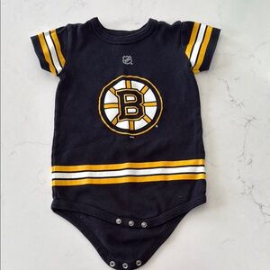 Reebok Black and Gold Kids Bodysuit